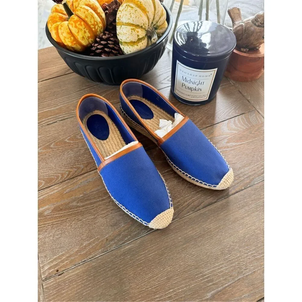 NEW Lafayette‎ 148 New York Espadrilles in Blue Size 39.5
